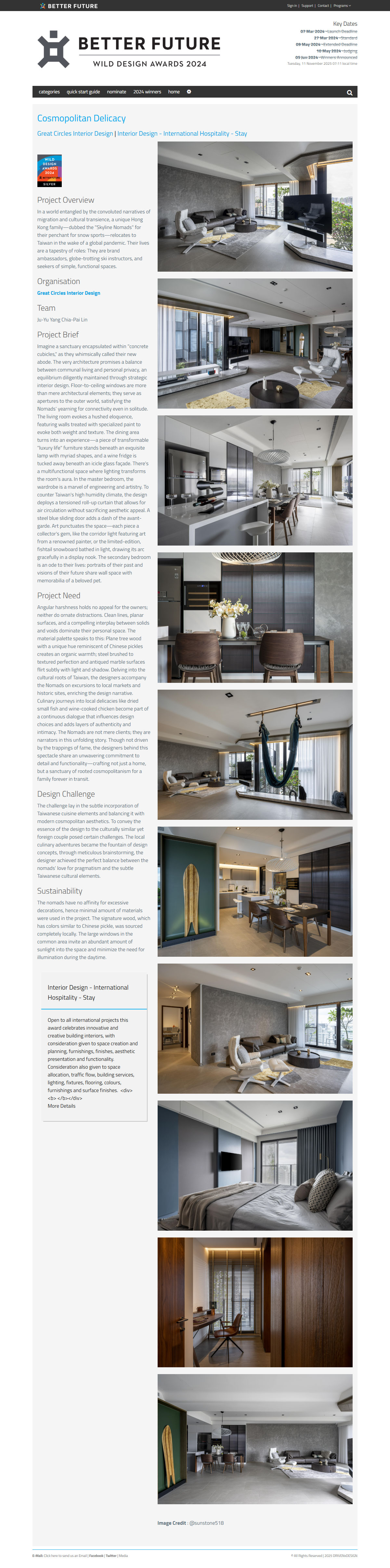 大圓空間設計_2024 Wild Design Awards [ Cosmopolitan Delicacy ] Silver照片1